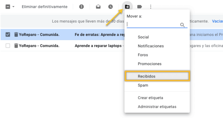 Como Recuperar Mensajes Borrados De La Papelera De Yahoo