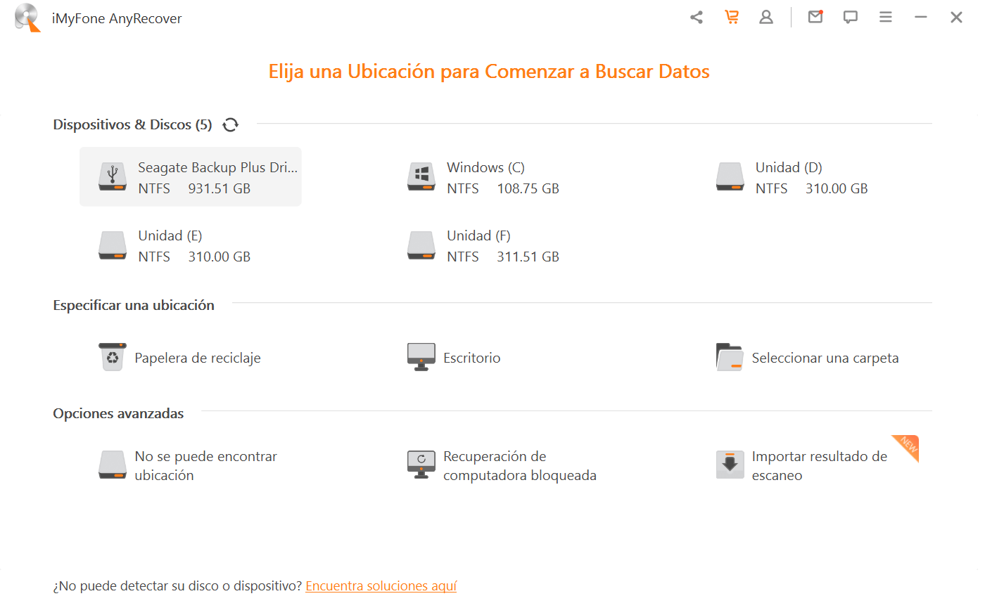 escanear fotos borradas de cámra